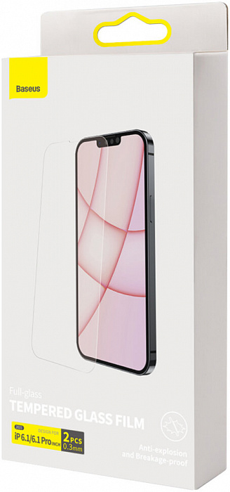 Защитное стекло Baseus Full Glass 0.3mm (SGBL020102) для iPhone 13/13 Pro (Transparent) купить в интернет-магазине icover