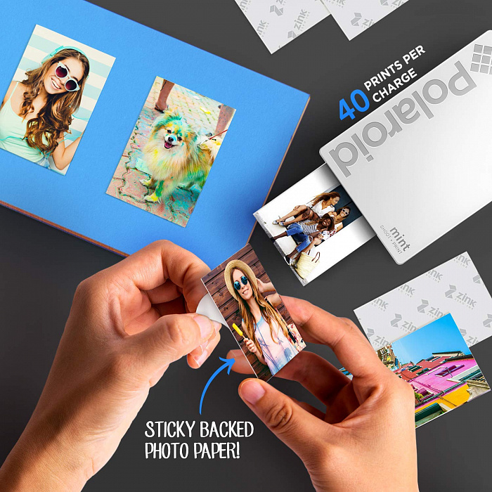Моментальная фотокамера Polaroid Mint POLSP02W (White) купить в интернет-магазине icover