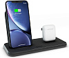 Беспроводное зарядное устройство Zens Dual Aluminium Wireless Charger ZEDC06 (Black) купить в интернет-магазине icover
