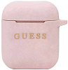 Чехол Guess CG Mobile (GUACCSILGLLP) для AirPods (Light Pink) купить в интернет-магазине icover