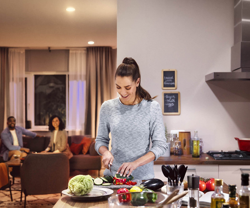 Умные светодиодные  лампы Philips Hue White Ambiance Bluetooth GU10 2 шт (8718699629298) купить в интернет-магазине icover