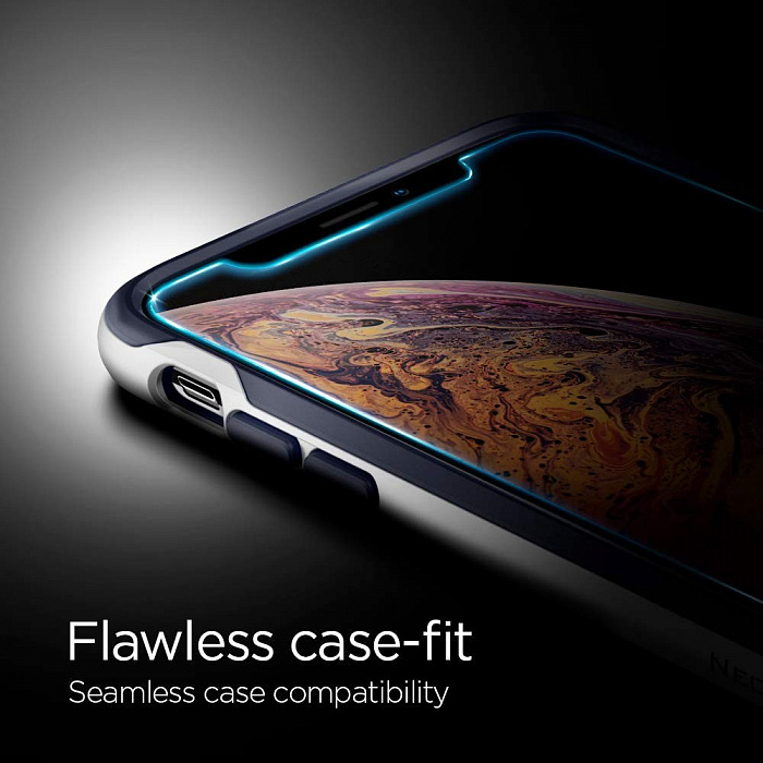Защитное стекло Spigen Align Glas.tR 2 pack (AGL00109) для iPhone X/Xs/11 Pro (Clear) купить в интернет-магазине icover