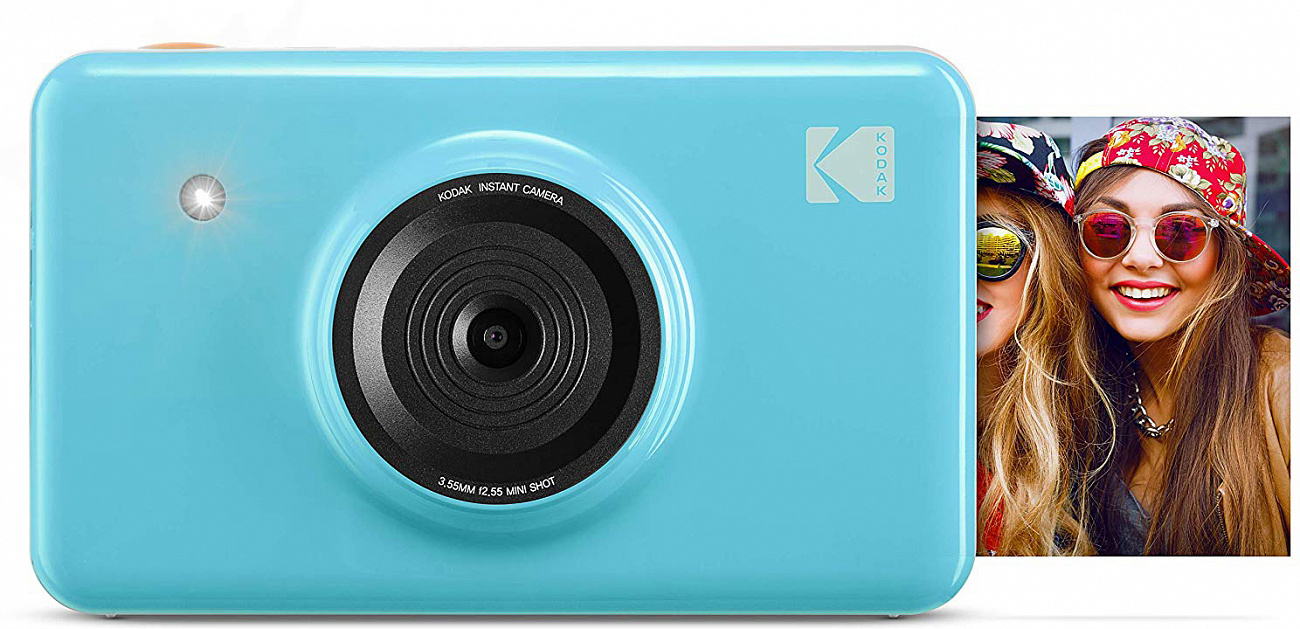 Фотоаппарат моментальной печати Kodak Mini Shot (Blue) купить в интернет-магазине icover