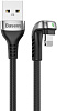 Кабель для iPhone Baseus Green U-shaped Lamp Mobile Game (CALUX-A01) USB-A to Lightning 1m (Black) купить в интернет-магазине icover