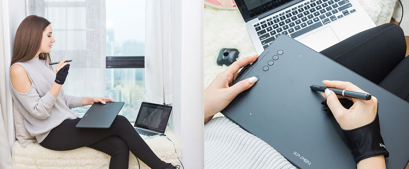 Графический планшет XP-Pen Deco 01 (Black) купить в интернет-магазине icover