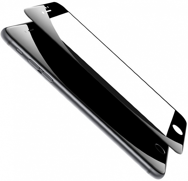 Защитное стекло Baseus Anti-Break Edge All-Screen Arc-Surface Tempered (SGAPIPH8N-GPE01) для iPhone 7/8 (2 шт.)(Black) купить в интернет-магазине icover