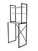 Стеллаж лофт над стиральной машинкой RIDBERG ATLANTA (Oak/Black) купить в интернет-магазине icover