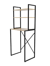 Стеллаж лофт над стиральной машинкой RIDBERG ATLANTA (Oak/Black) купить в интернет-магазине icover