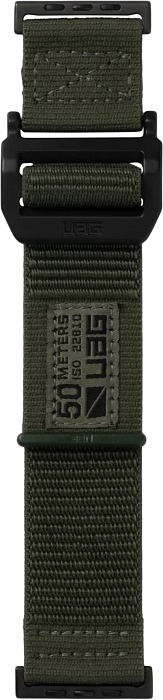Ремешок UAG Active Strap (194004117245) для Apple Watch 49 / 45 / 44 / 42 mm (Foliage Green) купить в интернет-магазине icover
