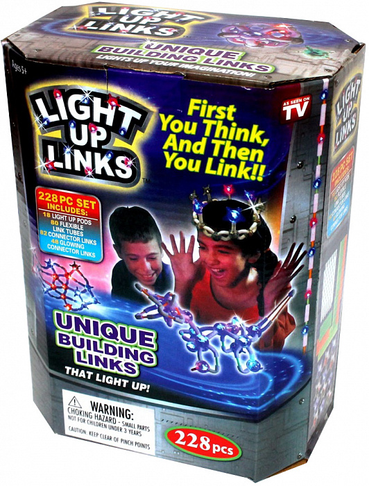 Светящийся конструктор Light Up Links 228 деталей купить в интернет-магазине icover