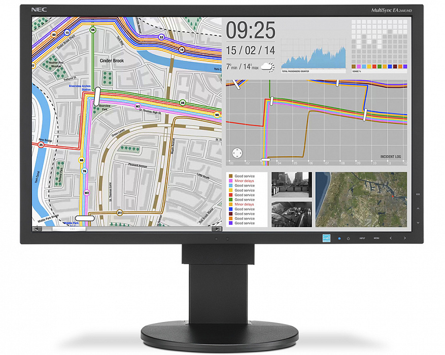 Монитор NEC MultiSync EA244UHD-BK 24" IPS (Black) купить в интернет-магазине icover