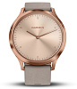 Умные часы Garmin Vivomove HR Premium 127-204 mm 010-01850-09 (Rose Gold/Gray Suede) купить в интернет-магазине icover