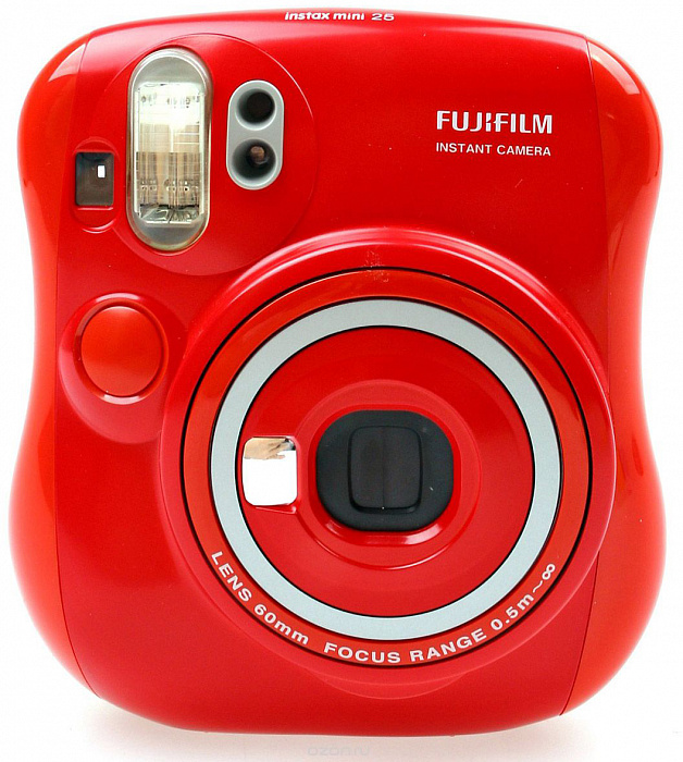 Fujifilm Instax MINI 25 - фотокамера моментальной печати (Red) купить в интернет-магазине icover