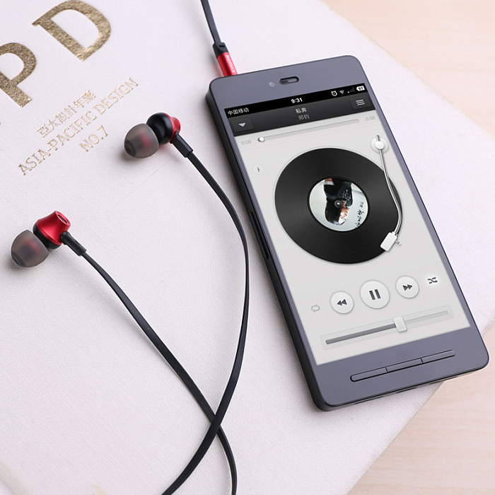 Remax RM-610D - вставные наушники с гарнитурой (Red) купить в интернет-магазине icover