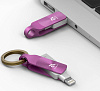 Флеш-накопитель ADAM elements iKlips Duo+ 64GB Lightning (Pink) купить в интернет-магазине icover