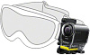 Sony Universal Head Mount Kit (BLT-UHM1) - наголовный комплект крепления для Sony Action Cam купить в интернет-магазине icover