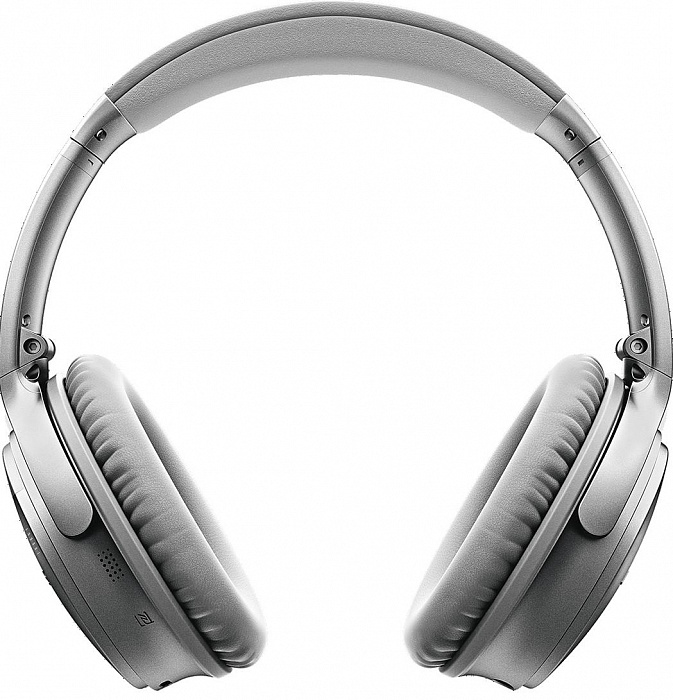 Беспроводные наушники Bose QuietComfort 35 (Silver) купить в интернет-магазине icover
