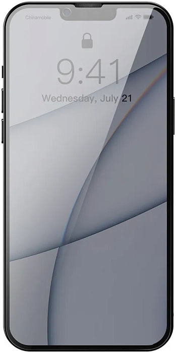 Защитное стекло Baseus Curved Crack-resistant Anti-spy 0.23 (SGQP020401) для iPhone 13/13 Pro (Black) купить в интернет-магазине icover
