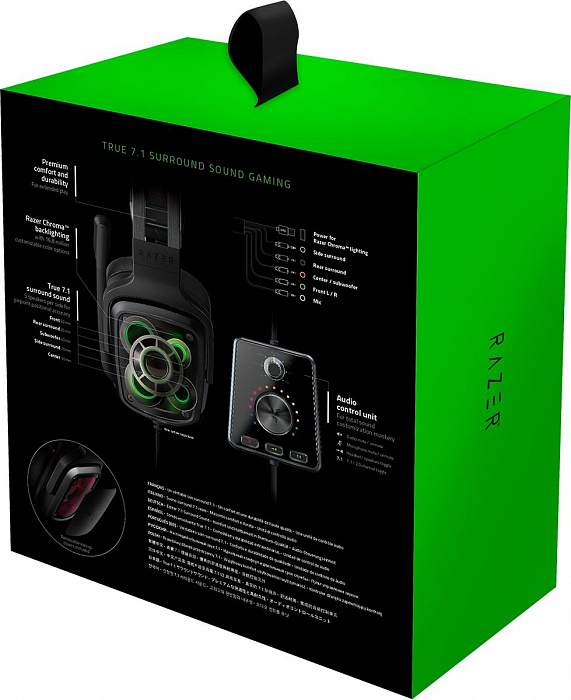 Гарнитура Razer Tiamat 7.1 V2 RZ04-02070100-R3M1 (Black) купить в интернет-магазине icover