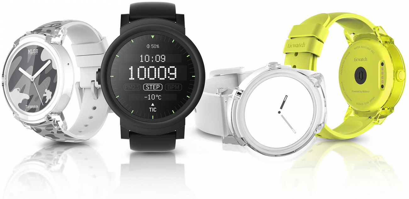 Умные часы Ticwatch Express (Ice) купить в интернет-магазине icover