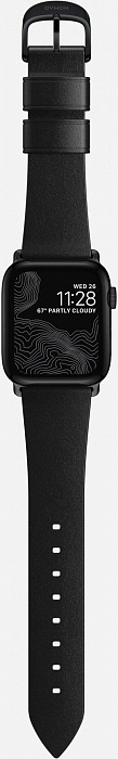 Ремешок Nomad Modern Slim Strap (NM10J1B000) для Apple Watch 38/40 mm (Black) купить в интернет-магазине icover
