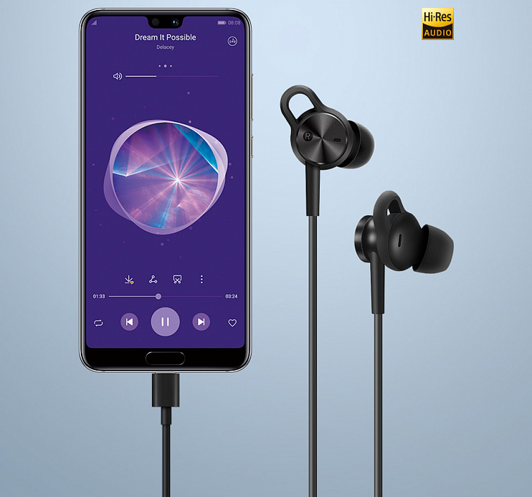 Наушники с микрофоном Huawei ANC 3 CM-Q3 (Black) купить в интернет-магазине icover