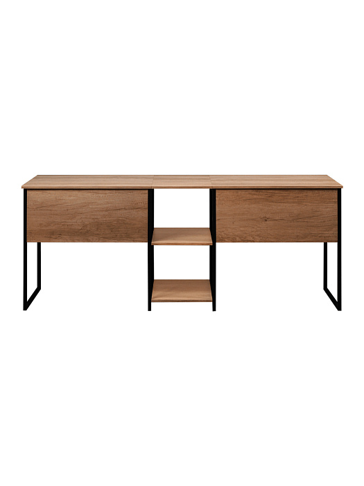 Стол двойной лофт RIDBERG DETROIT (Dark Oak) купить в интернет-магазине icover