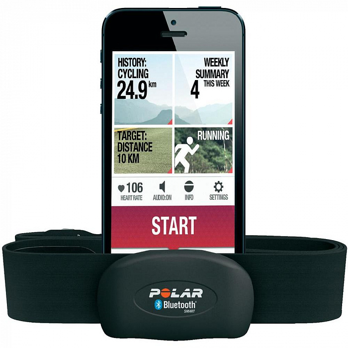 Polar WearLink+ Bluetooth - нагрудный кардиопередатчик (Black) купить в интернет-магазине icover