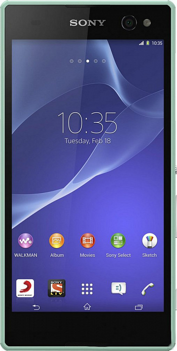 Смартфон Sony Xperia C3 Dual (Mint) купить в интернет-магазине icover