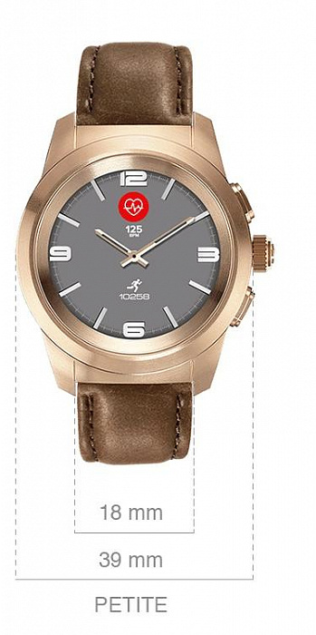 Умные часы MyKronoz ZeTime Premium Petite (Brushed Pink Gold) купить в интернет-магазине icover