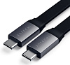 Кабель Satechi Flat USB-C 228mm ST-TCCFC (Black) купить в интернет-магазине icover