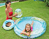 Детский надувной бассейн Intex Звездный (59460) с мячом и кругом (Blue) купить в интернет-магазине icover