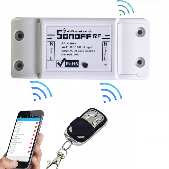 Пульт ДУ Sonoff Remote RF (Black) купить в интернет-магазине icover