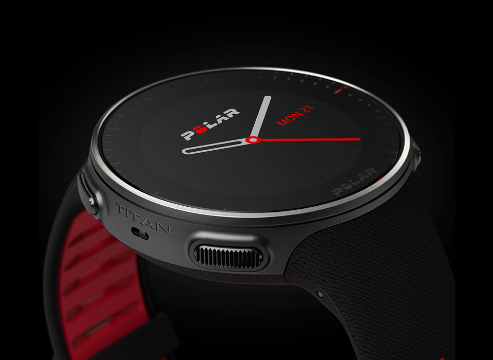 Мультиспортивные часы Polar Vantage V Titan 90072459 (Black) купить в интернет-магазине icover