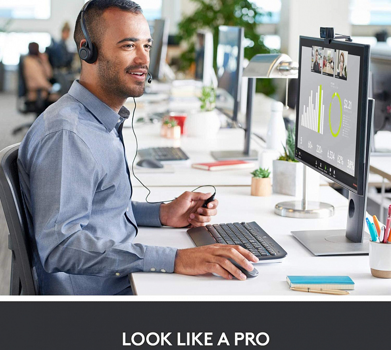 Веб-камера Logitech C920S Pro (Black) купить в интернет-магазине icover