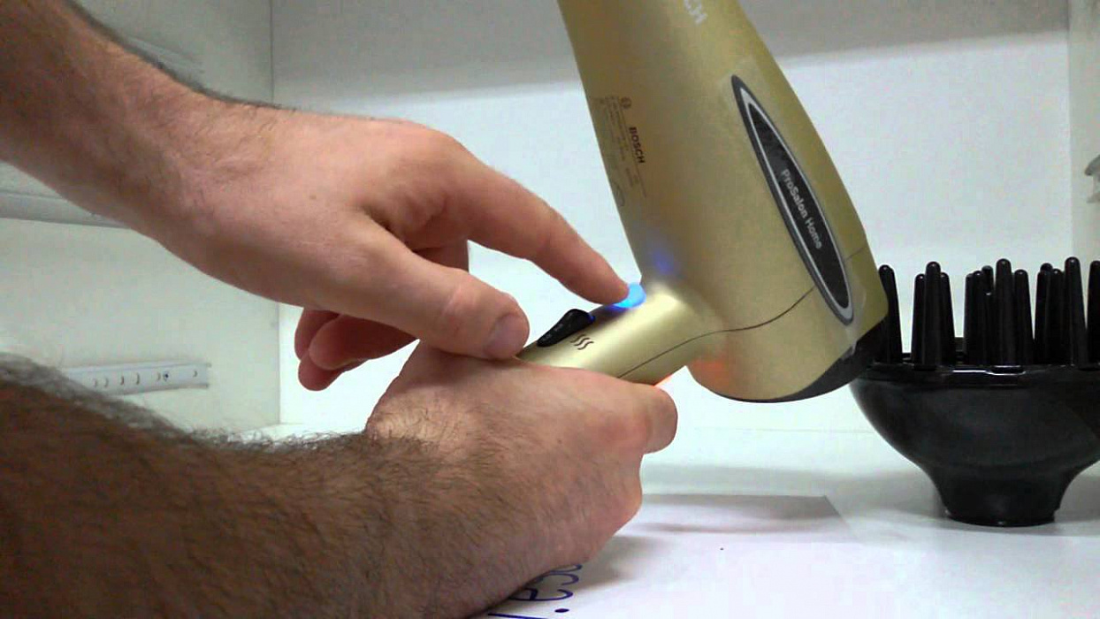 Bosch PHD 9769 - фен для волос (Gold) купить в интернет-магазине icover