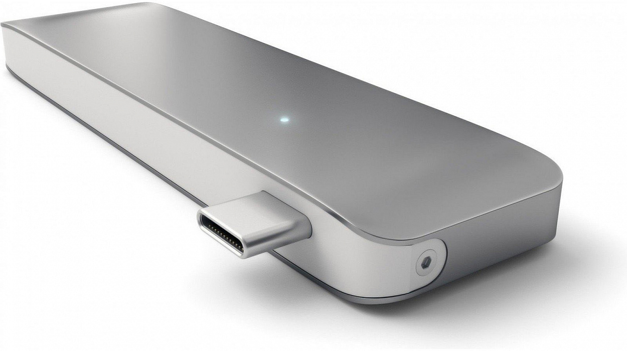USB-концентратор Satechi Aluminum Combo (ST-TCUHM) USB Type C (Space Gray) купить в интернет-магазине icover