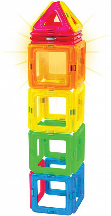 Магнитный конструктор Magformers Neon Led Set (709007) купить в интернет-магазине icover