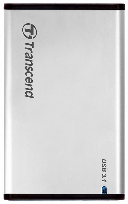 Внешний контейнер Transcend StoreJet 25S3 для SSD/HDD 2.5'' (Silver) купить в интернет-магазине icover