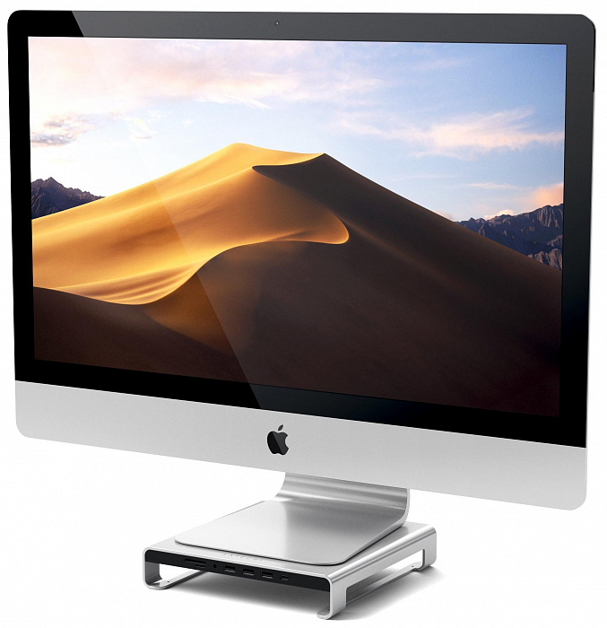 Подставка для монитора Satechi Type-C Aluminum iMac Stand ST-AMSHS (Silver) купить в интернет-магазине icover