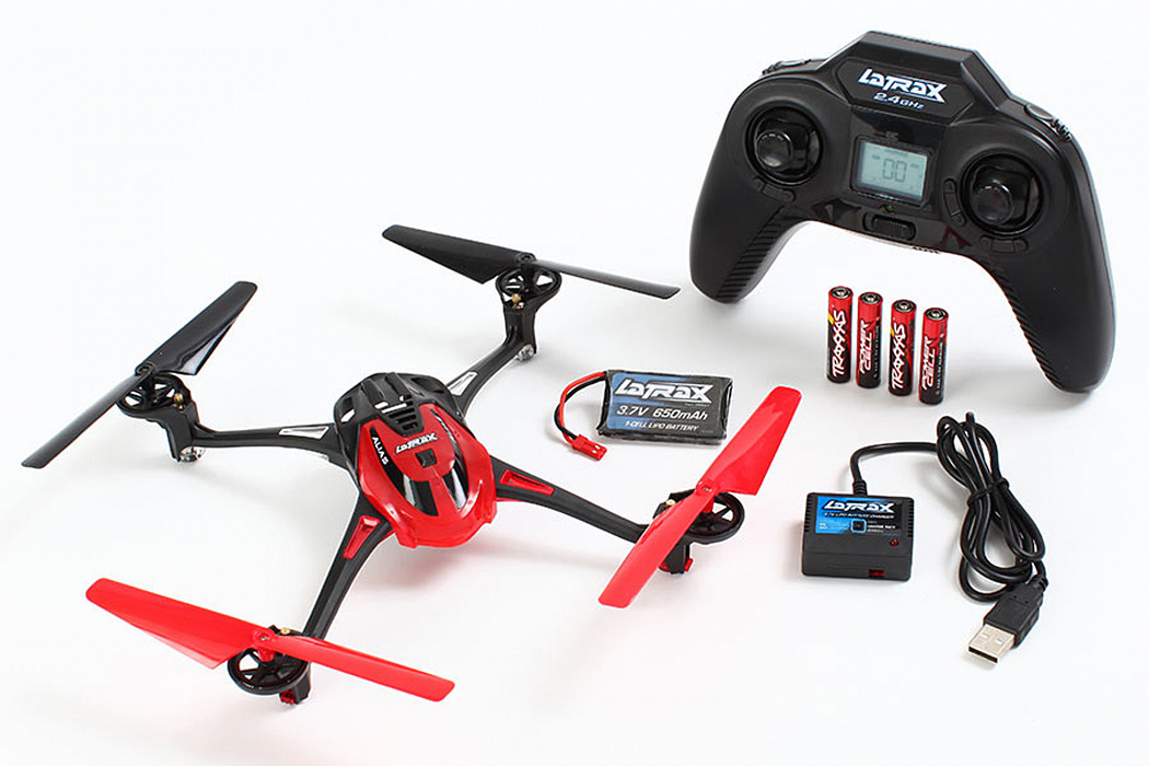 Traxxas LaTrax Alias RTF 2.4 Ghz (TRA6608) - радиоуправляемый квадрокоптер (Red) купить в интернет-магазине icover
