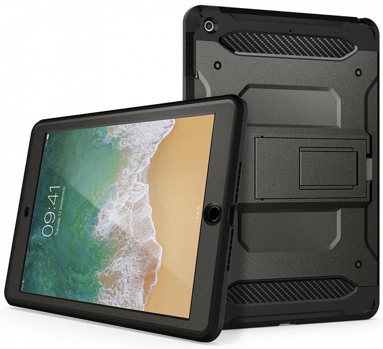 Чехол Spigen Pro Guard (053CS24090) для iPad 9.7 (Gunmetal) купить в интернет-магазине icover
