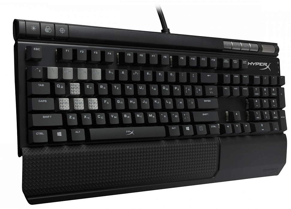 Игровая клавиатура Kingston HyperX Alloy Elite RGB Cherry MX Blue (Black) купить в интернет-магазине icover