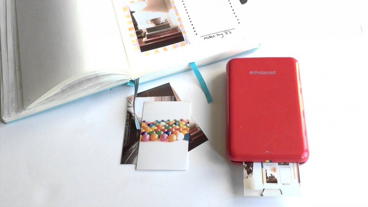 Портативный принтер Polaroid ZIP Mobile Printer with 10 Paper Sheets (Red) купить в интернет-магазине icover