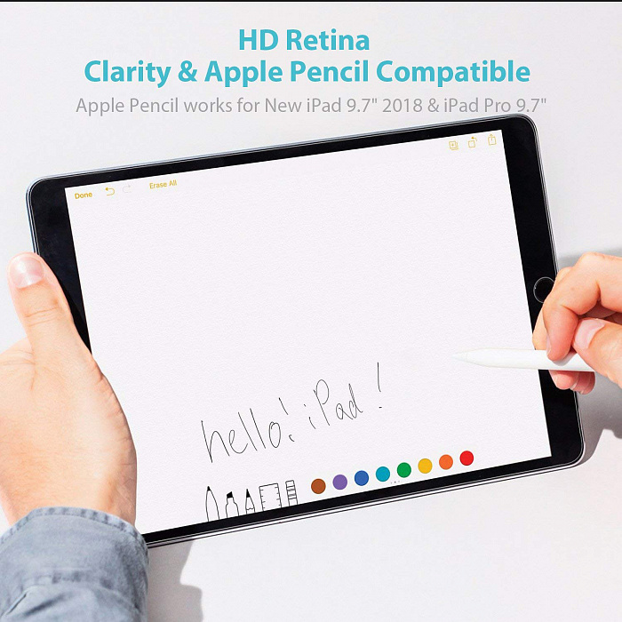 Защитное стекло Syncwire SW-SP169 для iPad Air 2/Pro 9.7 (Transparent) купить в интернет-магазине icover