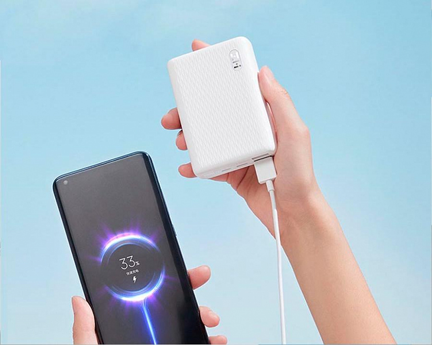 Внешний аккумулятор Xiaomi ZMI QB817 10000 mAh (White)  купить в интернет-магазине icover