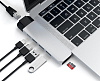 Хаб Satechi Aluminium Type-C Pro Hub Adapter with Ethernet (Silver) купить в интернет-магазине icover