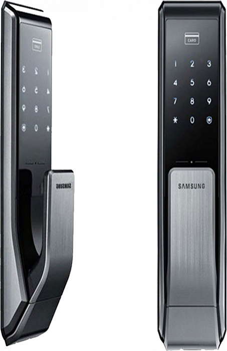 Электронный дверной замок с ручкой Samsung SHS-P717 XBK/EN (Black) купить в интернет-магазине icover