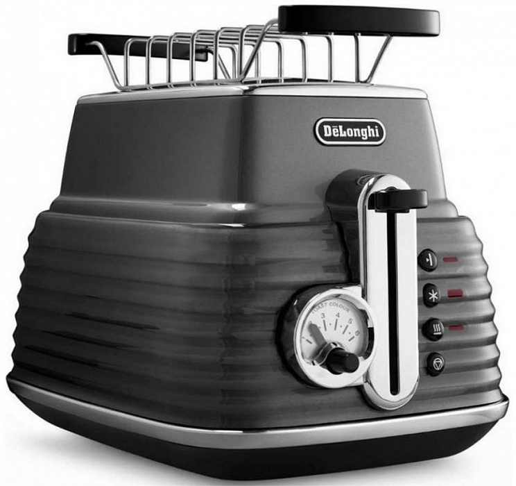 DeLonghi Scultura CTZ 2103 - тостер (Grey) купить в интернет-магазине icover