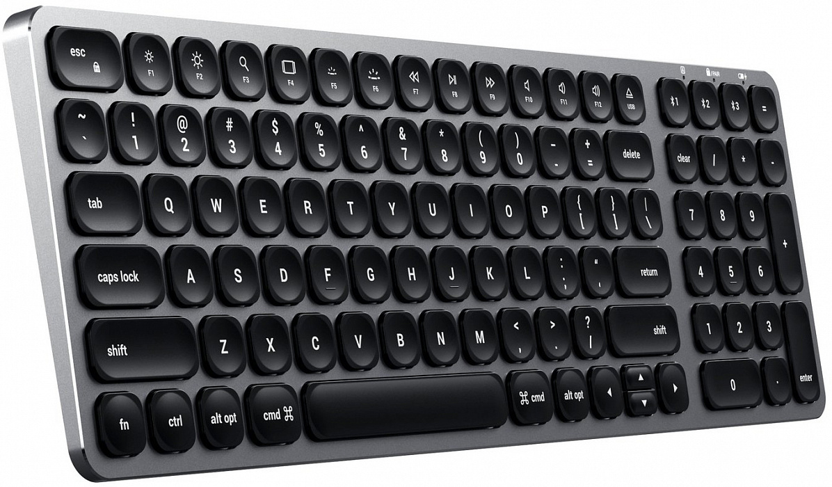 Беспроводная клавиатура Satechi Compact Backlit Bluetooth ST-ACBKM (Space Grey) купить в интернет-магазине icover